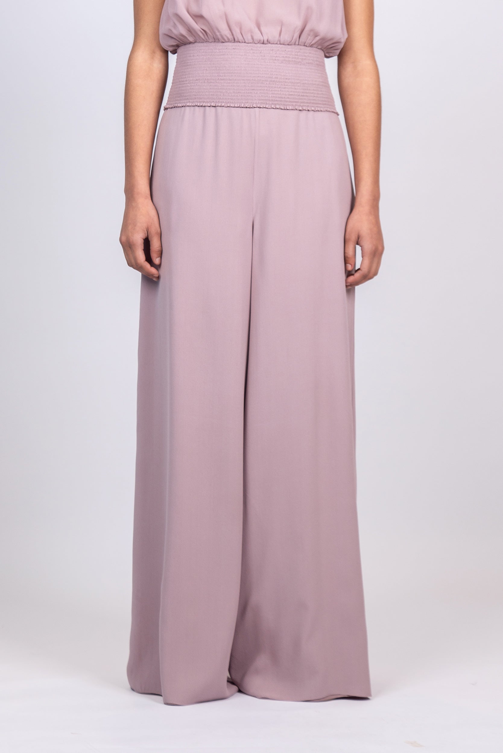 Bellami Silk Wide-Leg Pant | Lilac