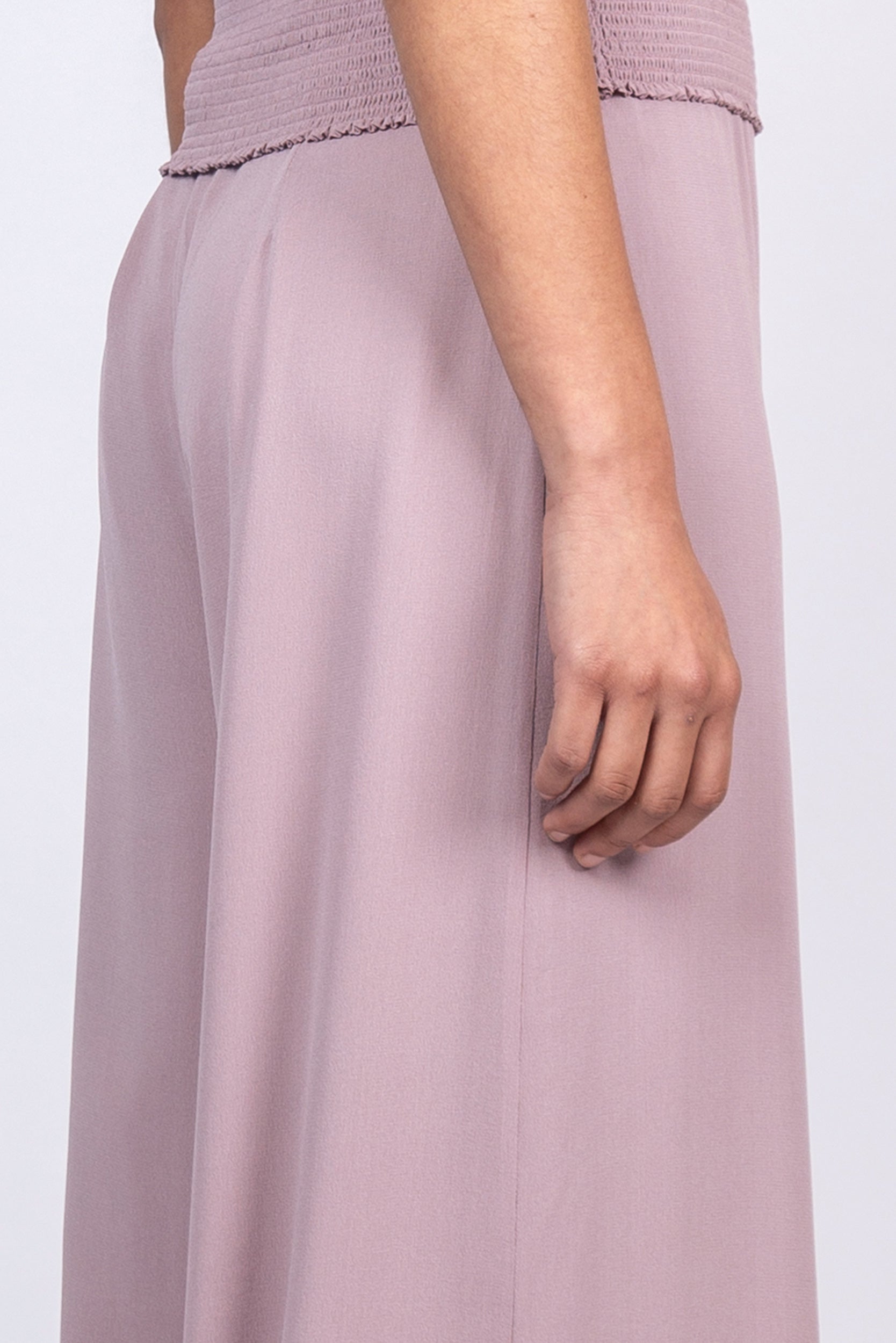 Bellami Silk Wide-Leg Pant | Lilac