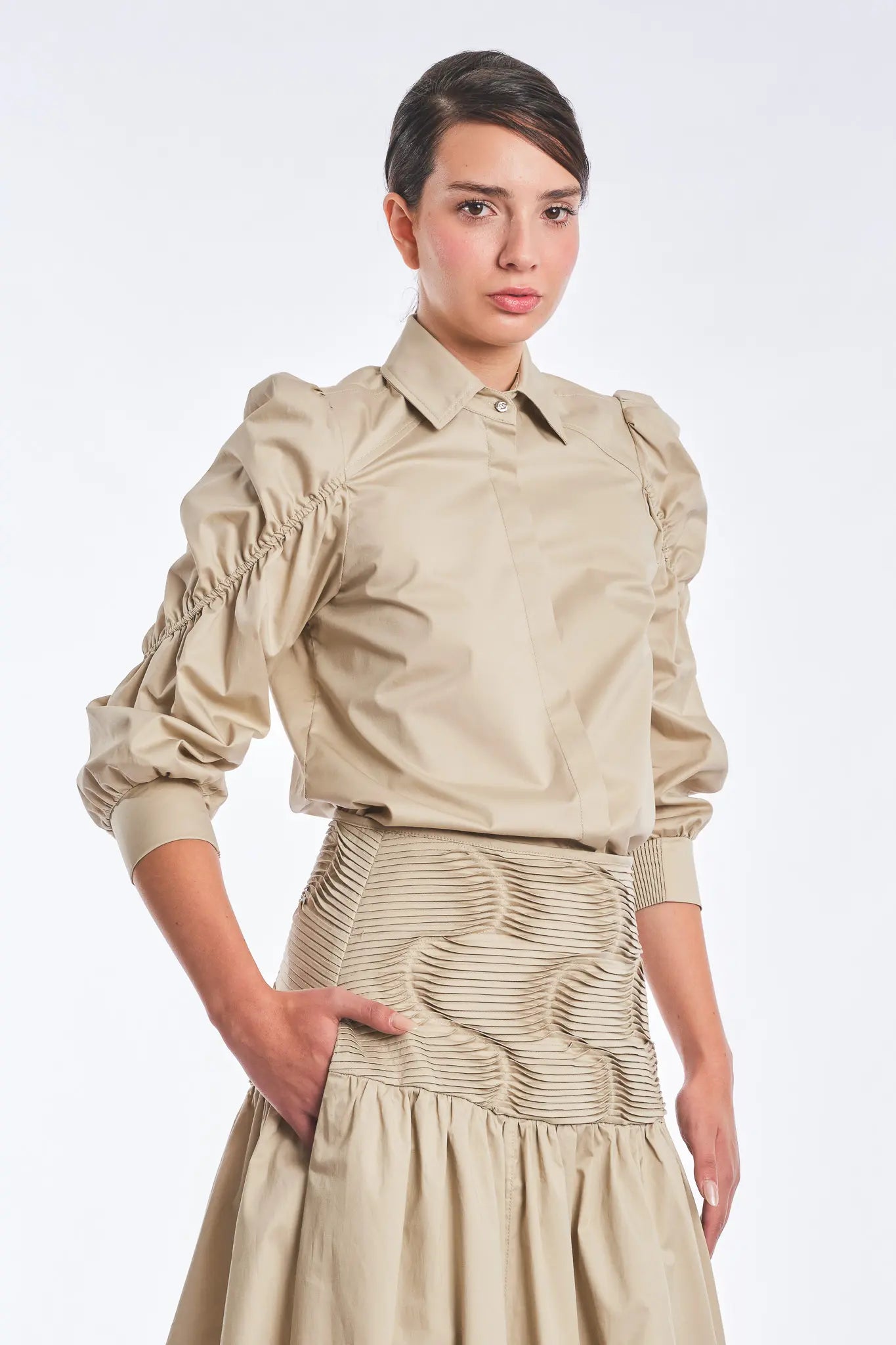 Bimba Cotton Puff Sleeve Blouse | Pristine