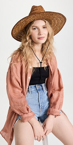 Brixton Bells Straw Sun Hat