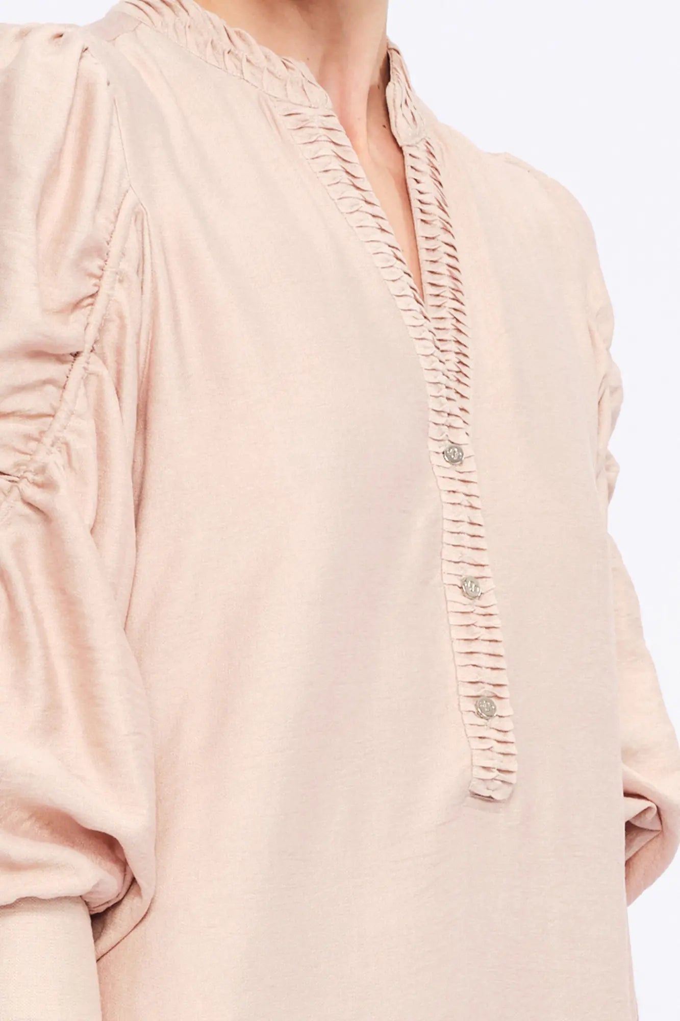 Carlie Asymmetrical Dress | Nude