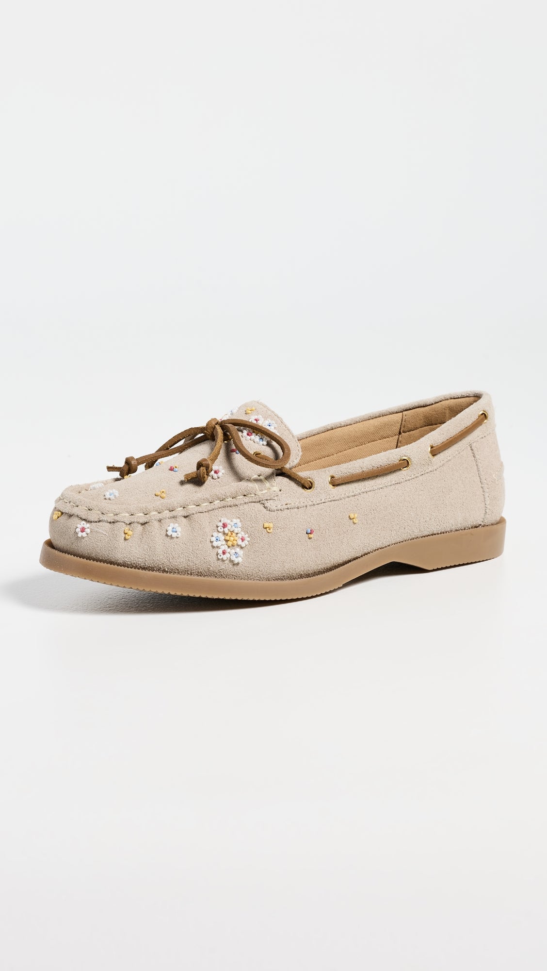 Free People Sandy Seed Bead Boat Shoes