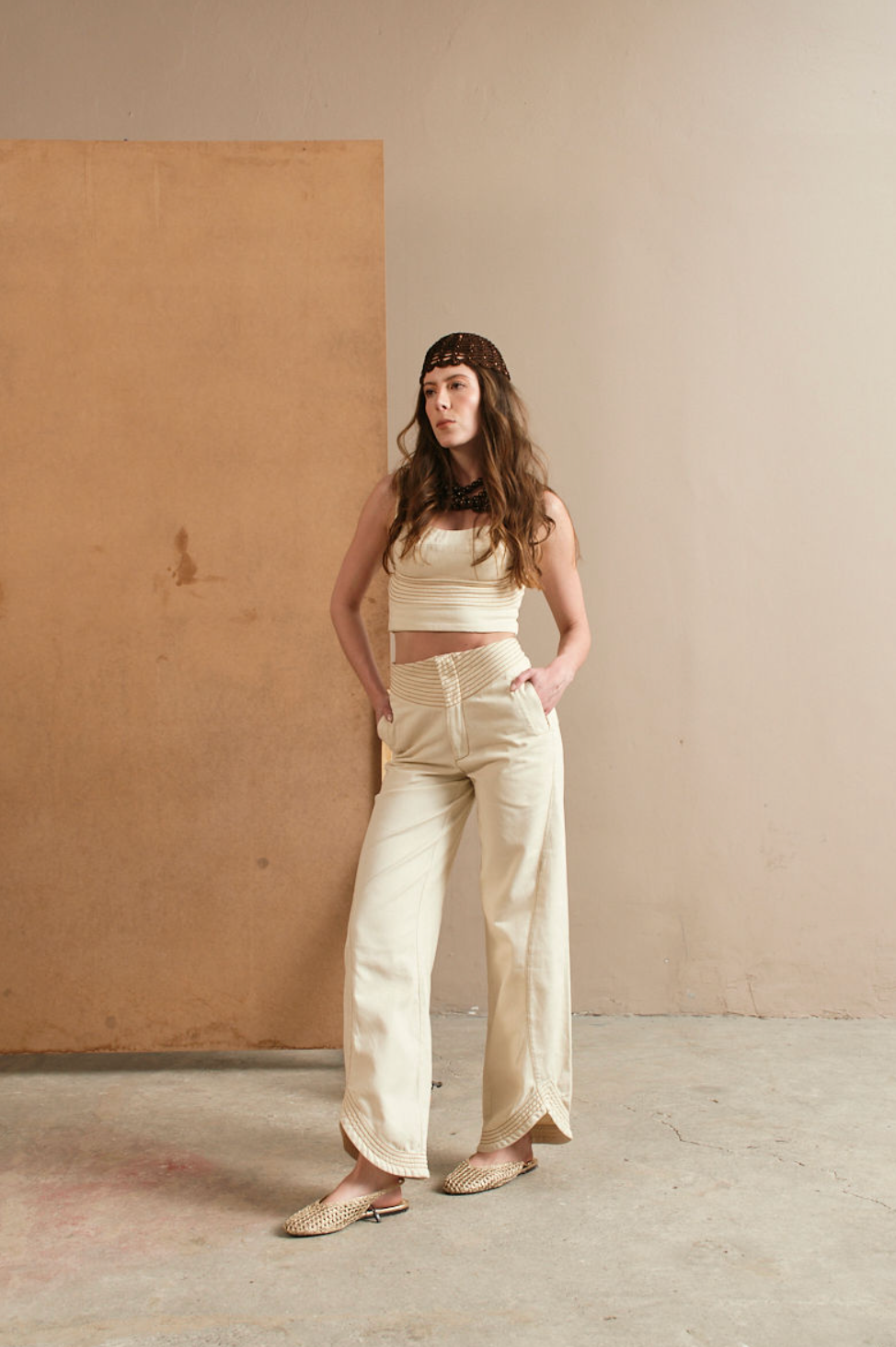 GARDENIA PANTS · Ivory