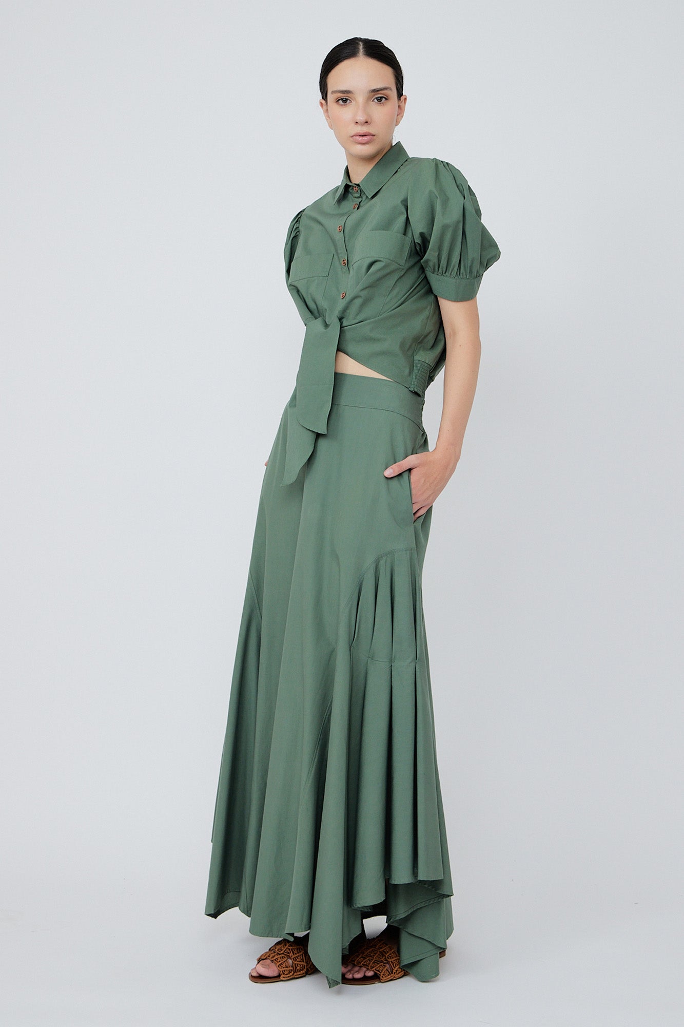 Josie Blouse | Military Green
