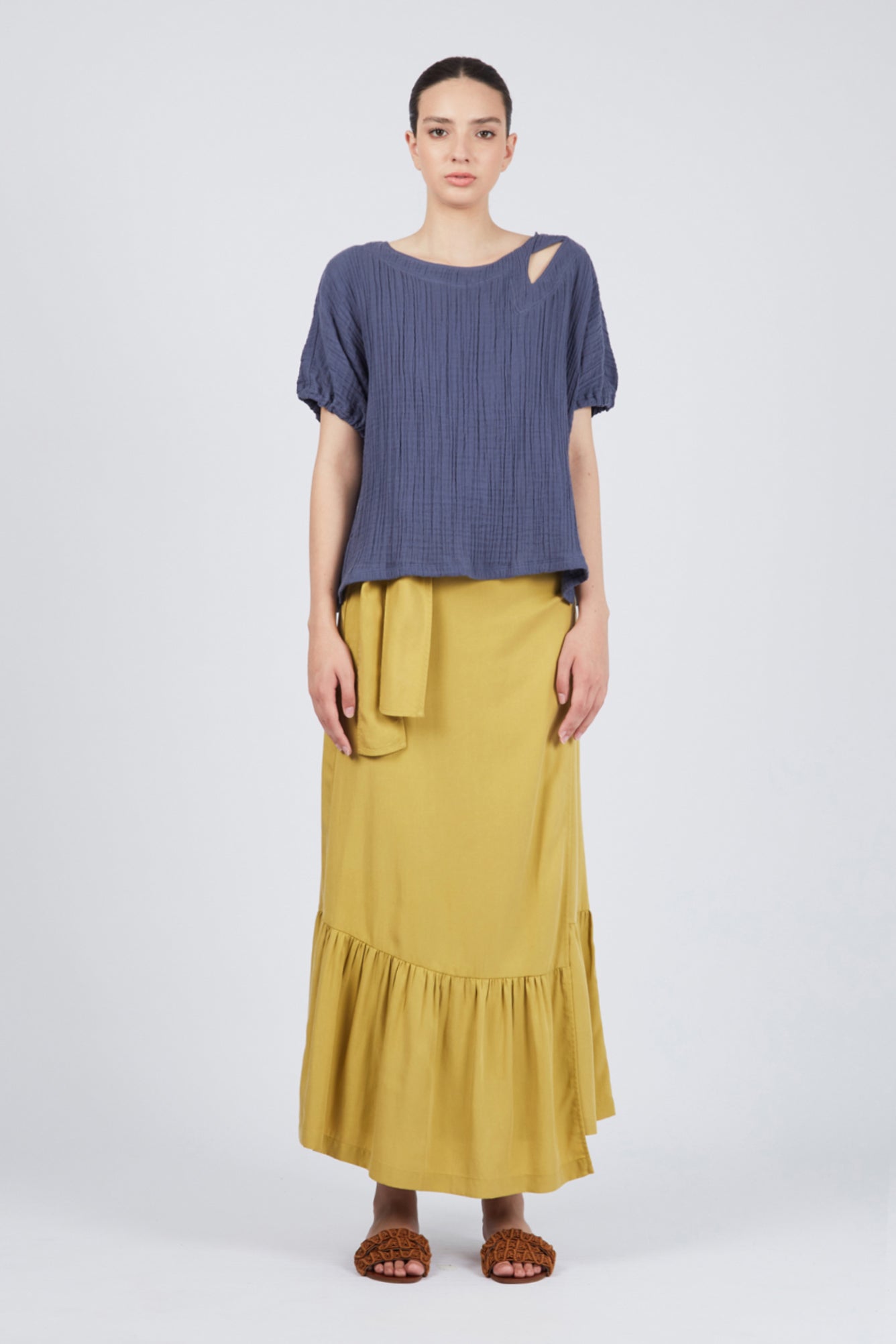 Kira blouse | Steel