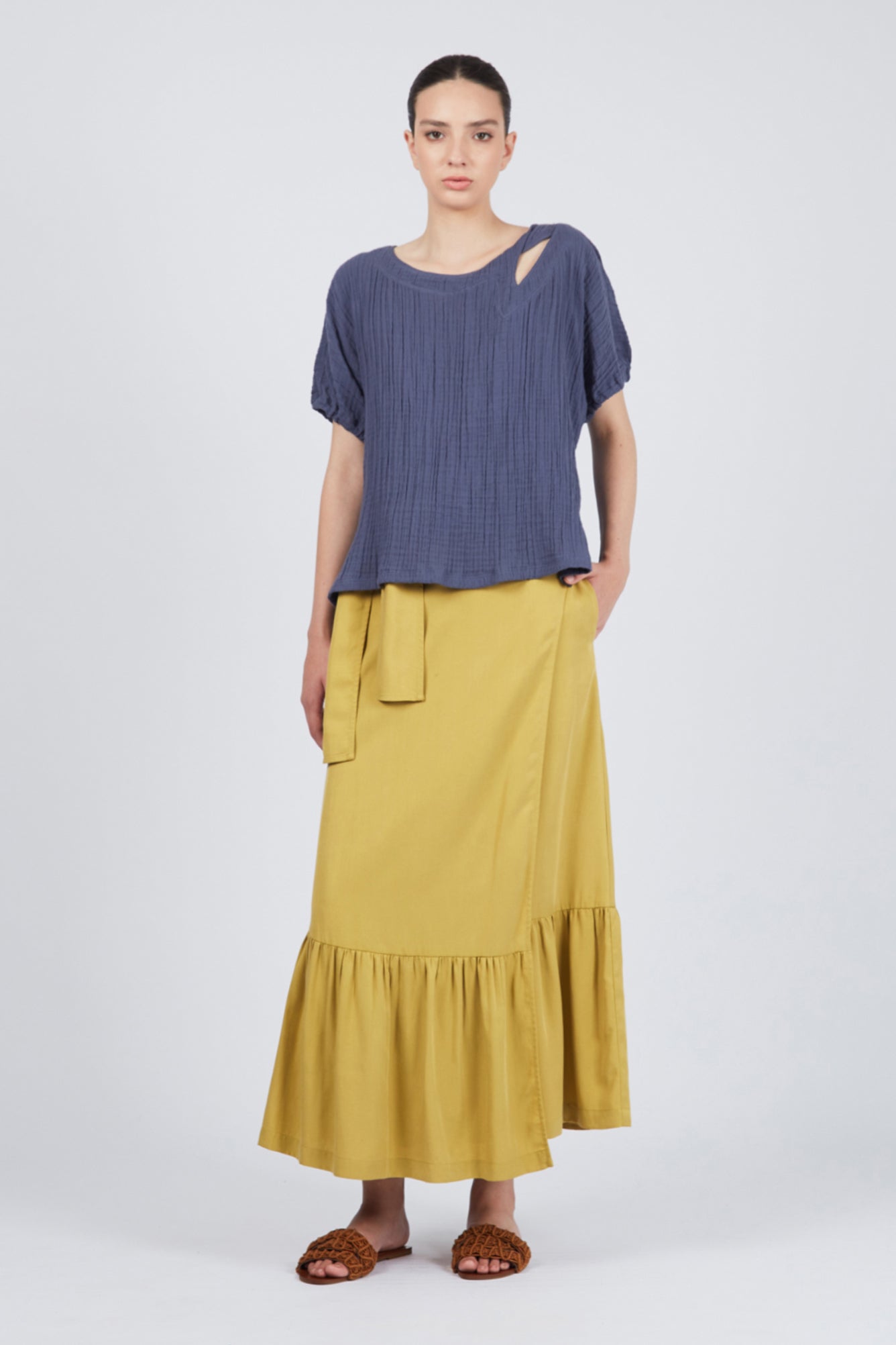 Kira blouse | Steel