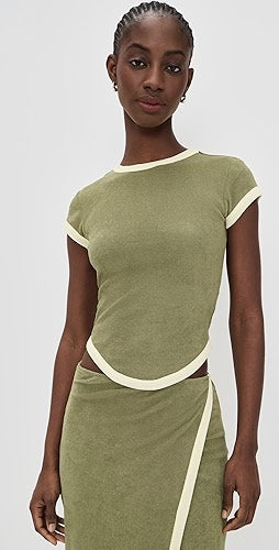 The Line by K Lavi Terry Tee