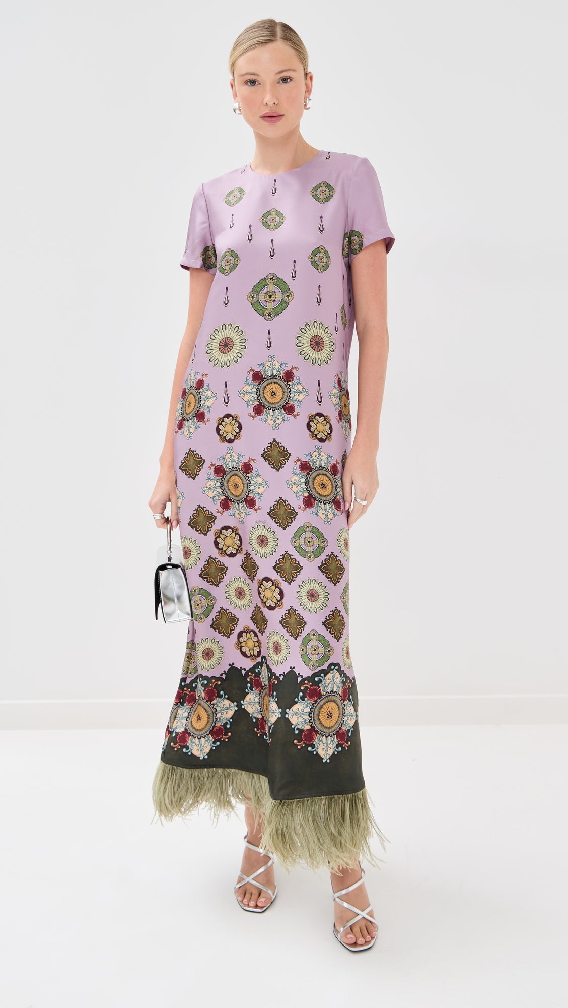 La DoubleJ Feather Swing Dress