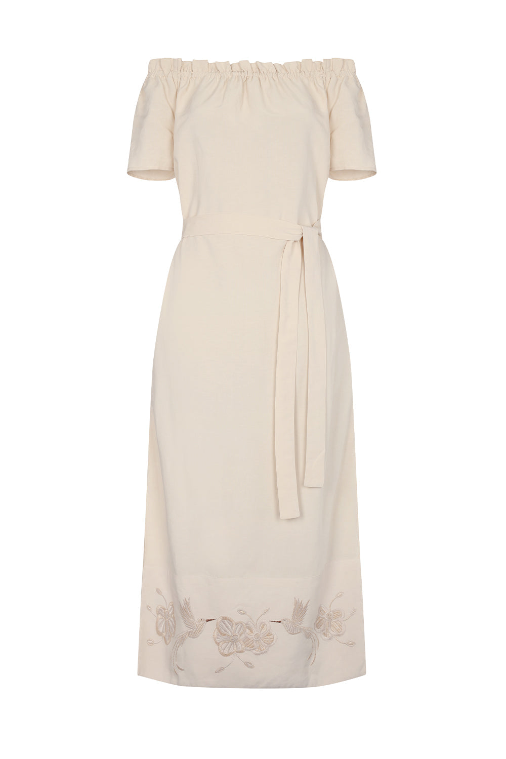 Logan Dress | Ecru