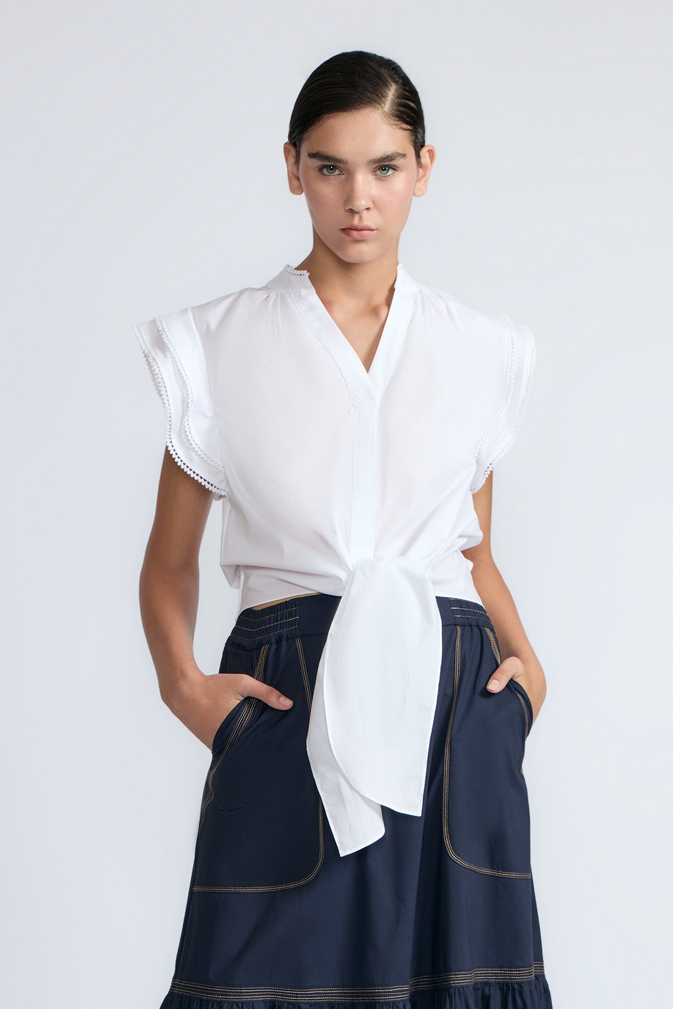 Oriana blouse | White