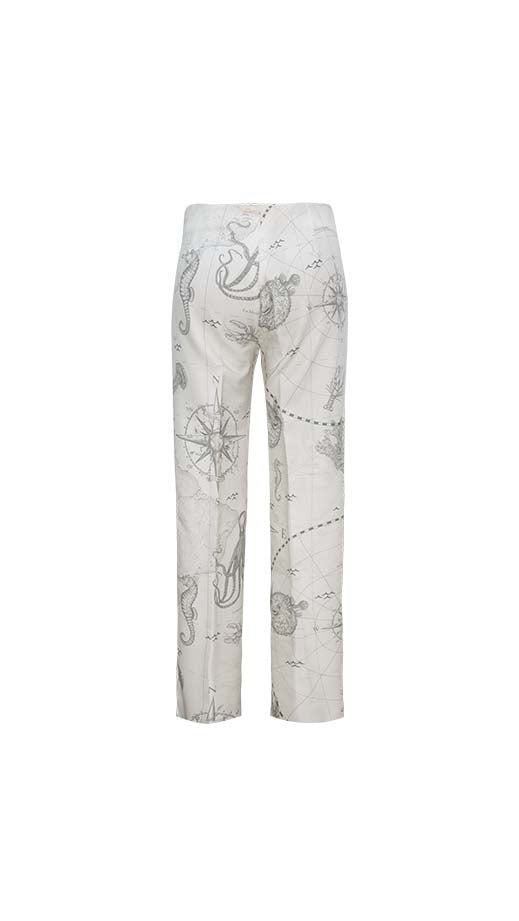 Nomadas Del Viento Ivory Trousers