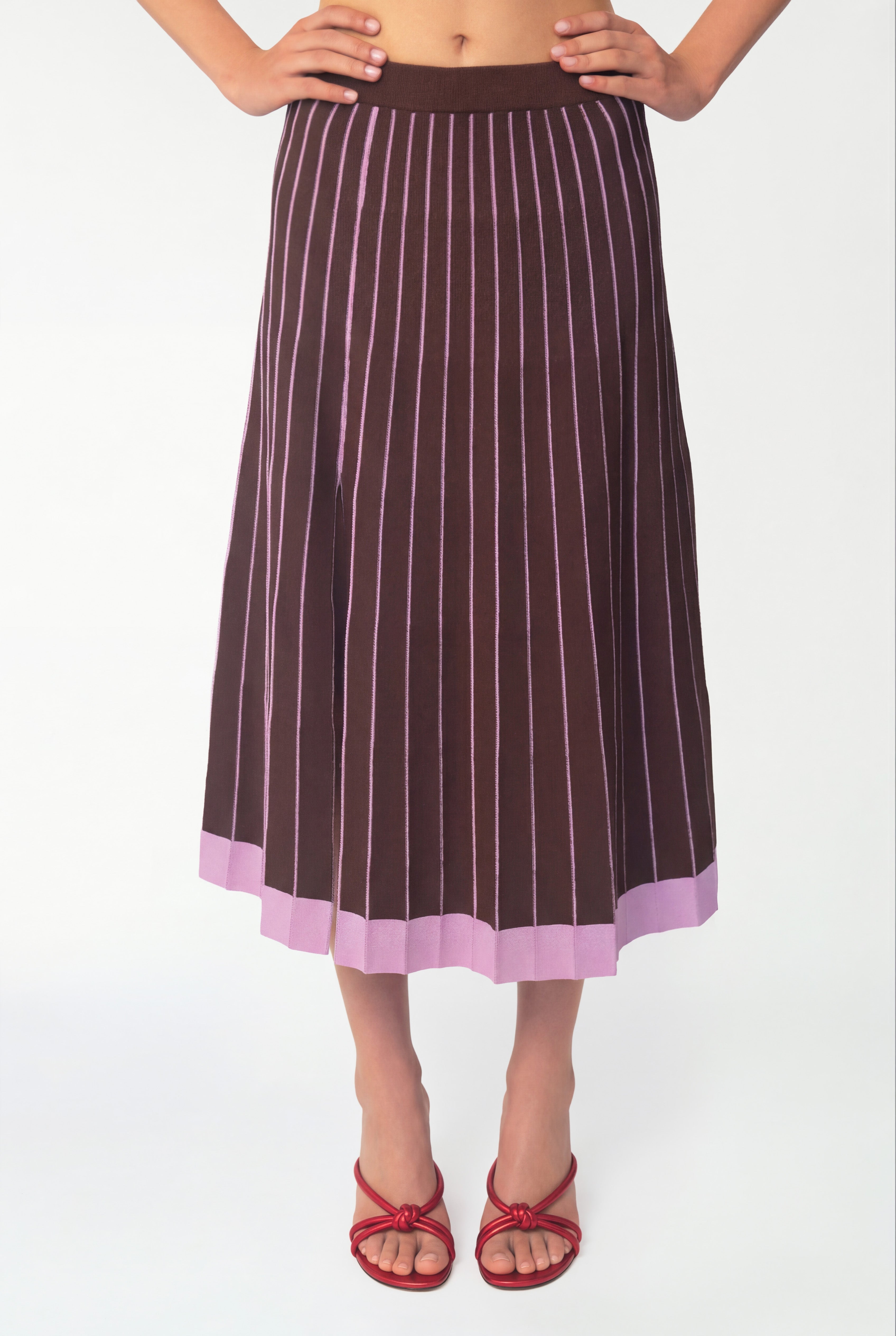Paraiso Knit Skirt Lilac