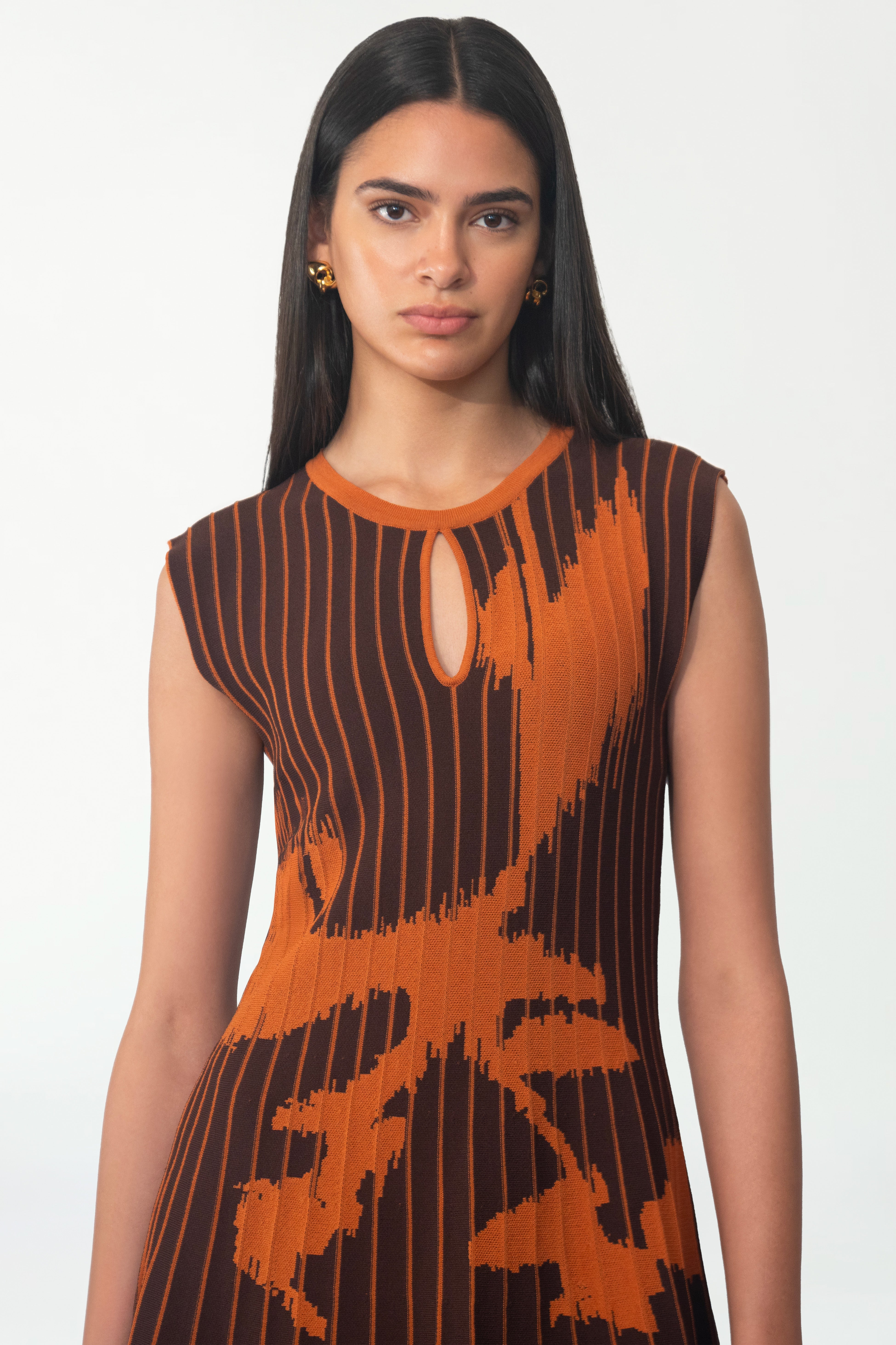 Paraiso Knit Top Orange