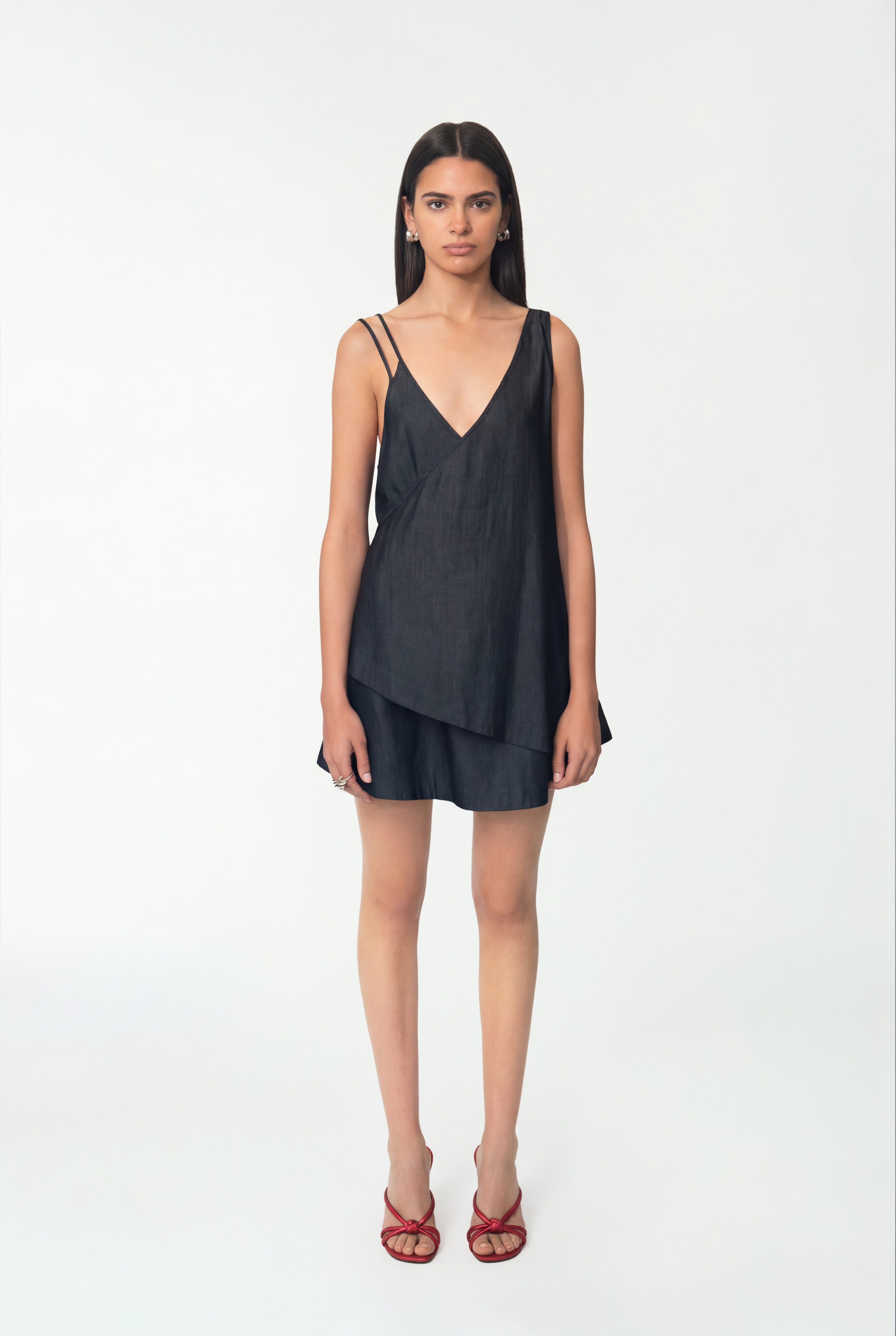 Pelosa Mini Denim Dress