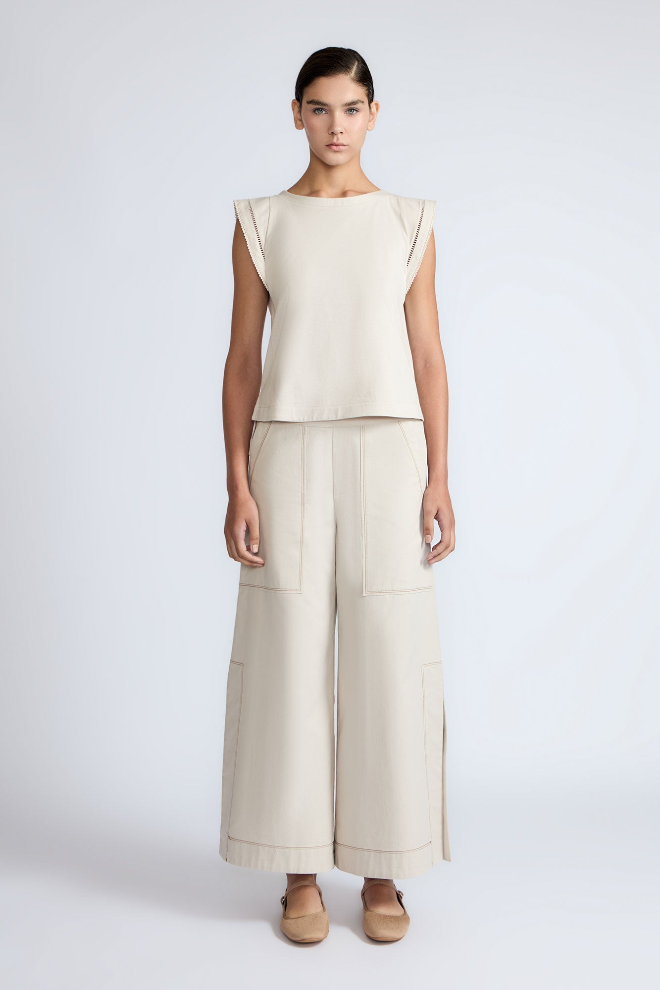 Regina Pima Cotton Knit Top | Pristine