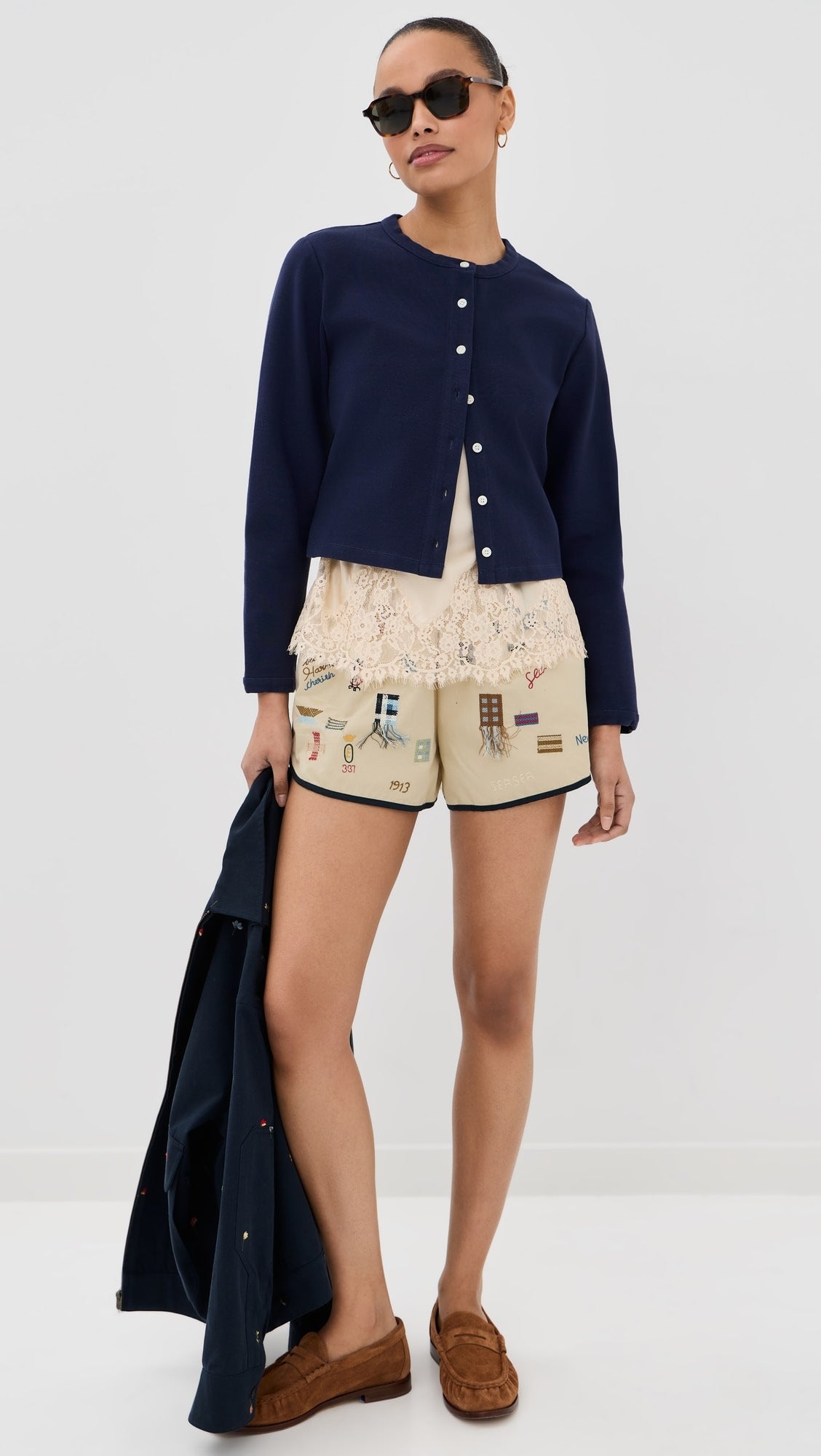 Sea The Claira Embroidered Shorts