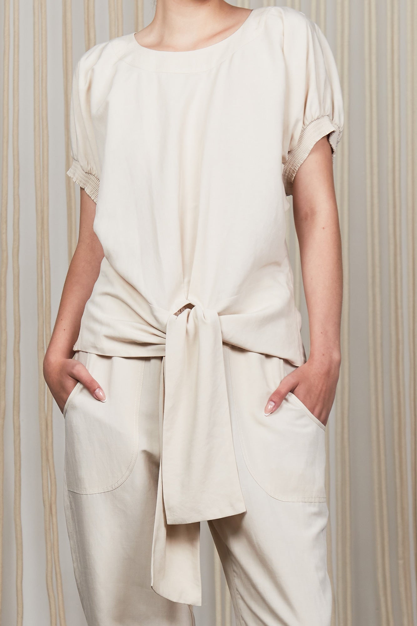 Shelby Blouse | Ecru