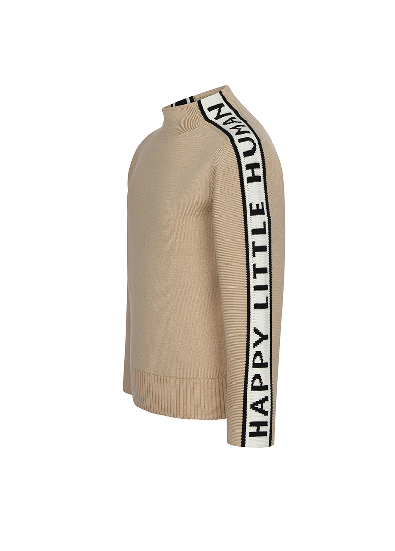 HAPPY LITTLE HUMAN KIDS SWEATER - NUDE