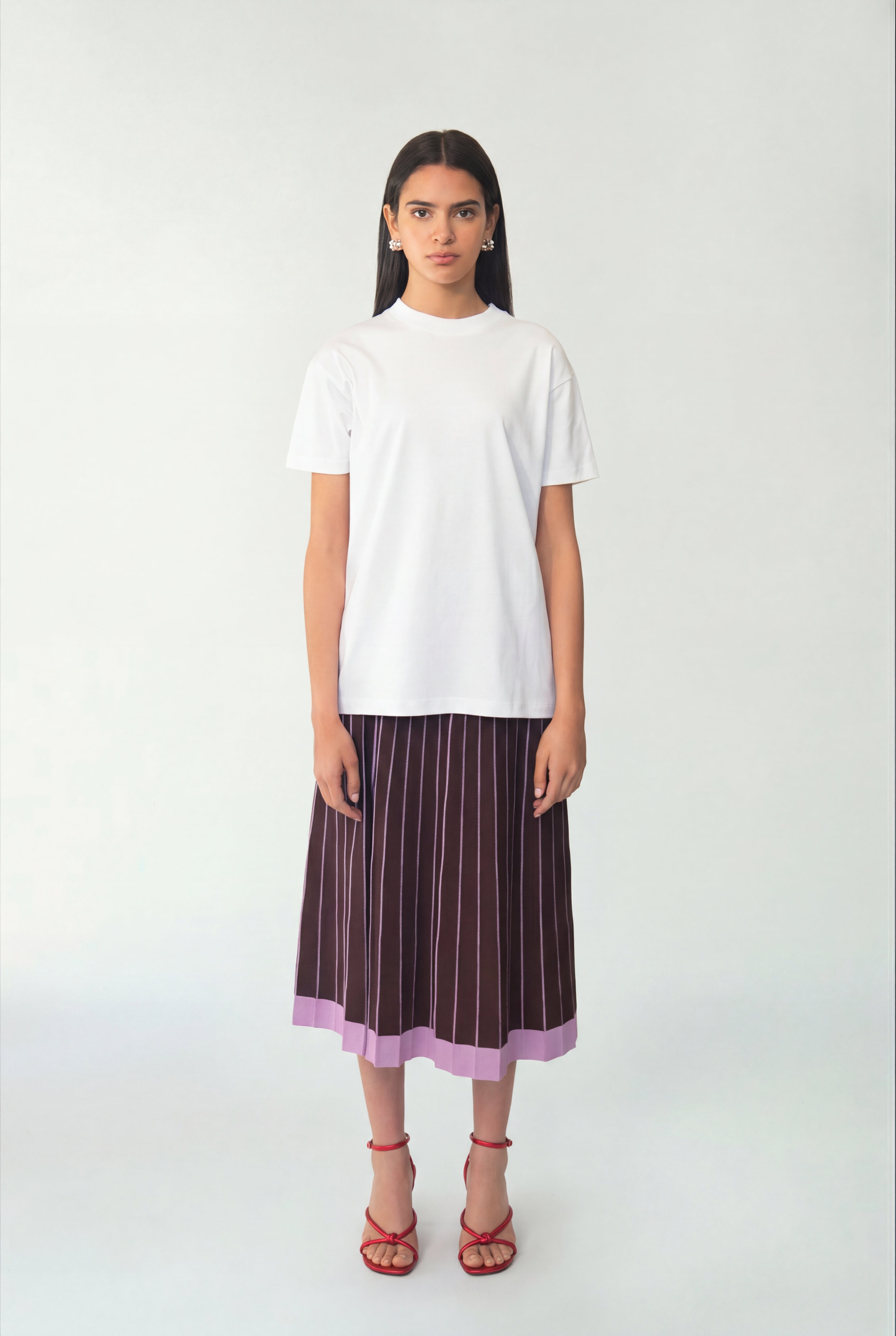 Paraiso Knit Skirt Lilac