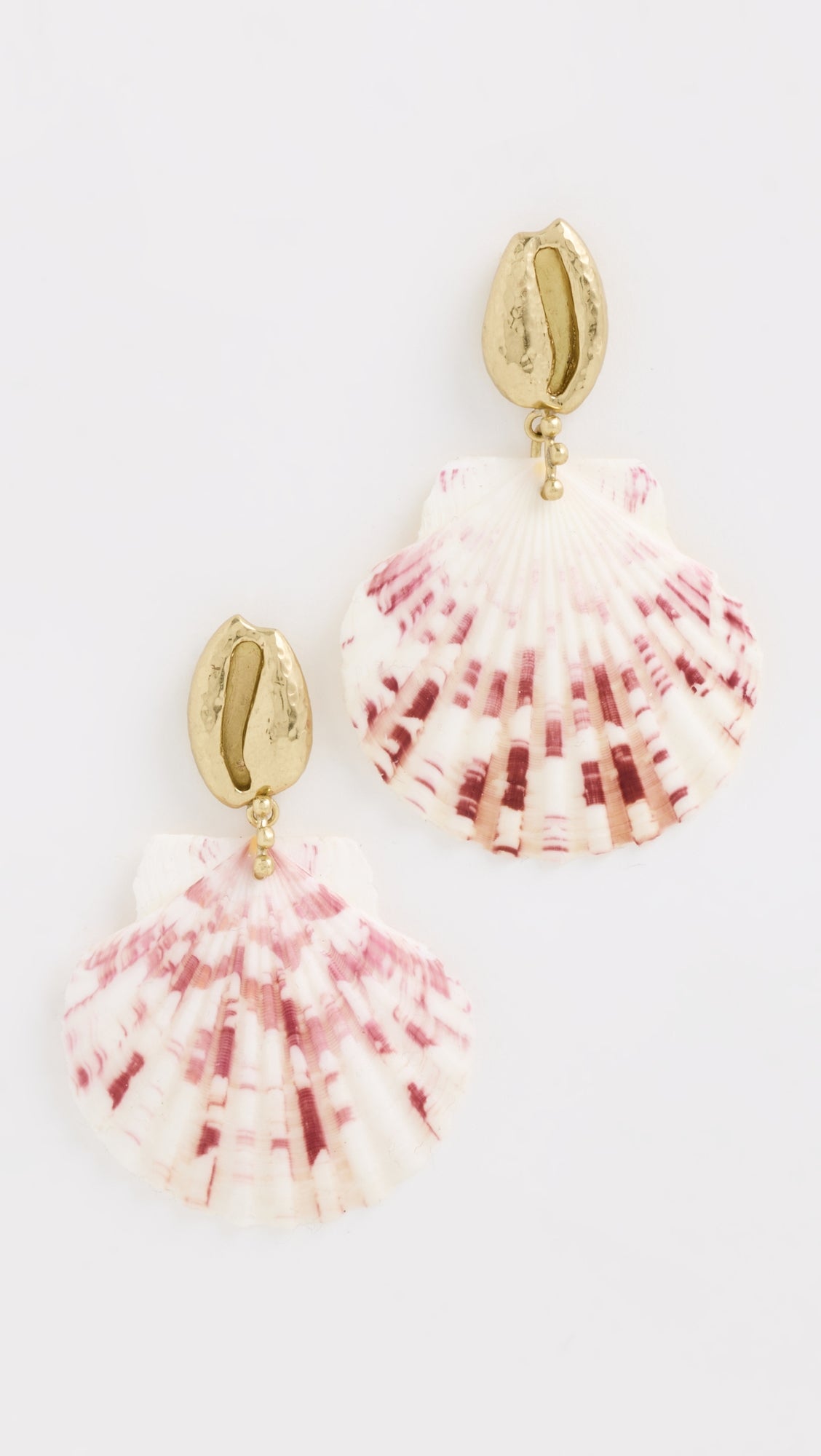 Ulla Johnson Mixed Shell Drop Earrings
