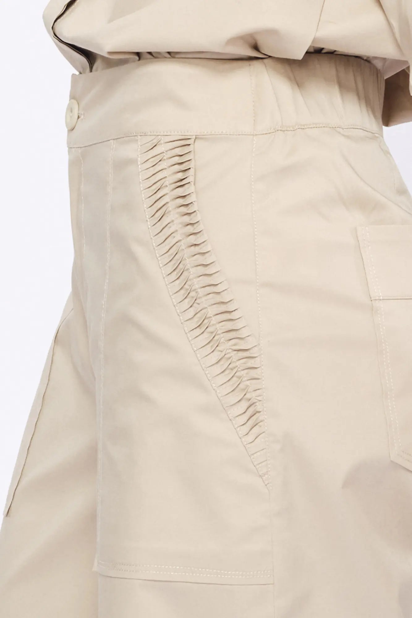Viena Sculptural Hem Trouser | Pristine